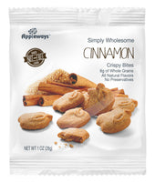Appleways Whole Grain Cinnamon Crispy Bites, 1 Ounce -- 108 per case.
