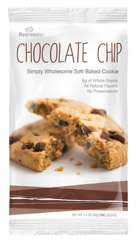 Appleways WG Chocolate Chip Cookie, 1.4 Ounce -- 160 per case.