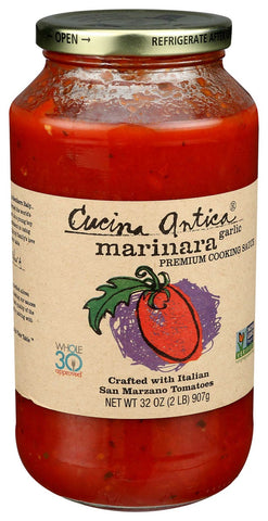 Cucina Antica Garlic Marinara Sauce, 32 Ounce -- 12 per case.