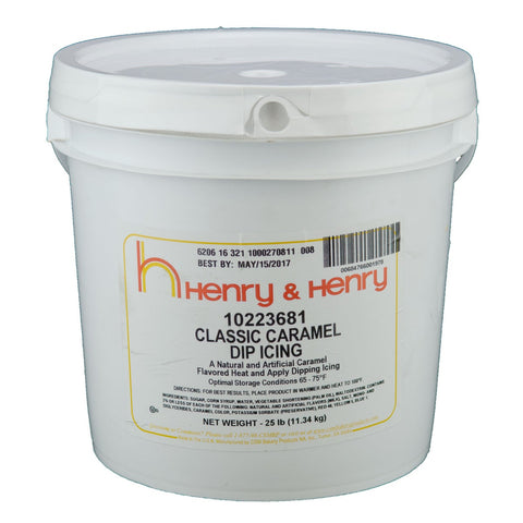 Henry and Henry Classic Caramel Dipping Icing, 25 pound