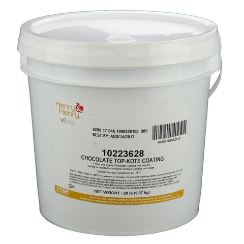 Henry and Henry Kote Icing Chocolate Coating, 20 Pound.