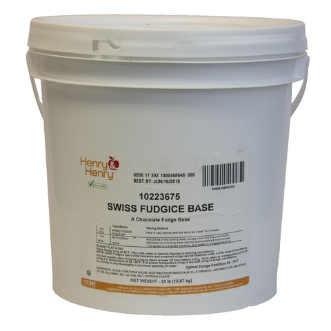 Csm Bakery Chocolate Swiss Fudge Icing, 35 Pound.
