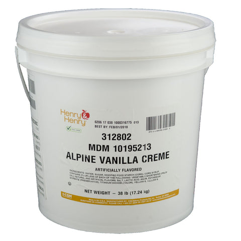 Henry and Henry Alpine Vanilla Creme Pail.