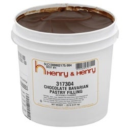 Henry and Henry Creme Style Chocolate Bavarian Pastry Filling, 20 Pound.