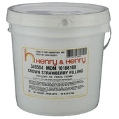 Henry and Henry Strawberry Filling, 20 Pound.