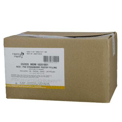 Henry and Henry Strawberry Filling, 2 lbs -- 12 per case