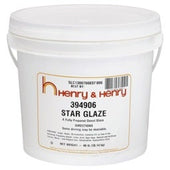 Henry and Henry Star Glaze Base, 40 Pound.