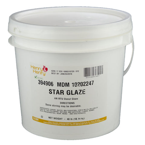 Henry and Henry Star Glaze Base, 40 Pound.