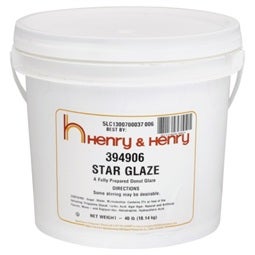Henry and Henry Star Glaze Base, 40 Pound.