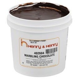 Henry and Henry Marbling Chocolate Fudge, 20 Pound.