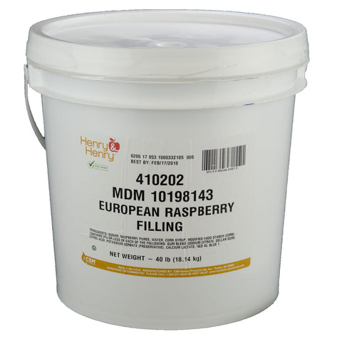 Henry and Henry Specialty European Raspberry Filling, 40 Pound.