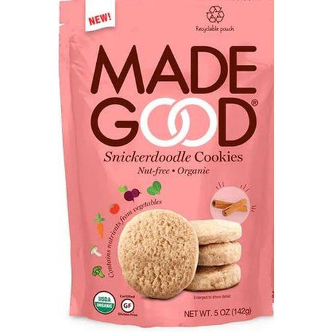 Made Good Organic Snickerdoodle Cookie, 5 Ounce -- 6 per case