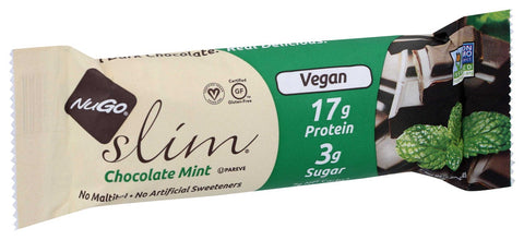 Nugo Slim Chocolate Mint Protein Bar, 1.59 Ounce -- 12 per case