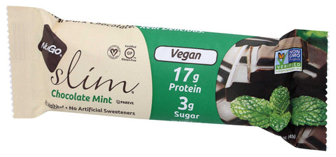 Nugo Slim Chocolate Mint Protein Bar, 1.59 Ounce -- 12 per case