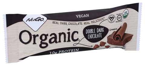Nugo Organic Double Dark Chocolate Nutrition Bar, 5 Gram -- 12 per case.