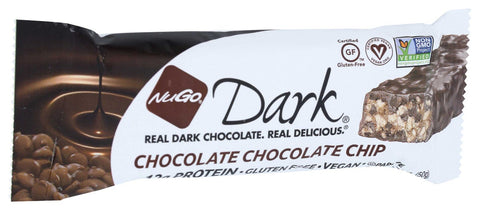Nugo Nutrition Dark Chocolate Chip Bar, 50 Gram -- 12 per case.