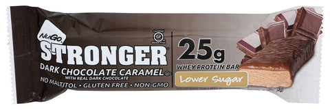 Nugo Stronger Real Dark Chocolate Nutrition Bar, 2.82 Ounce -- 12 per case.