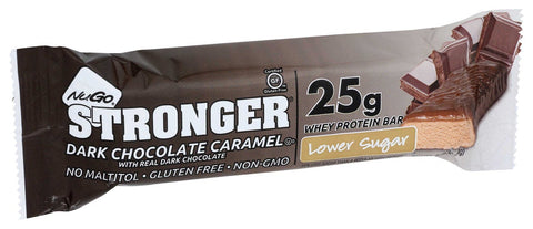 Nugo Stronger Real Dark Chocolate Nutrition Bar, 2.82 Ounce -- 12 per case.