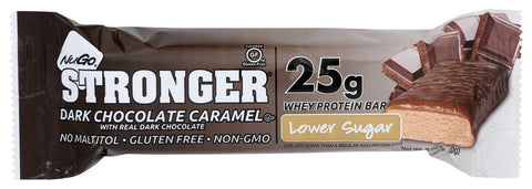 Nugo Stronger Real Dark Chocolate Nutrition Bar, 2.82 Ounce -- 12 per case.