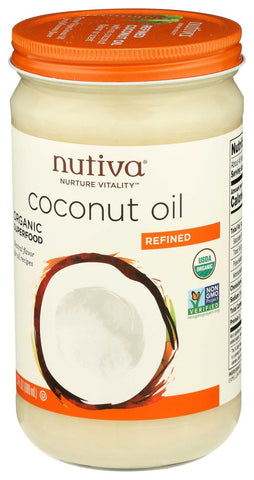 Nutiva Organic Refined Coconut Oil, 23 Fluid Ounce -- 6 per case.