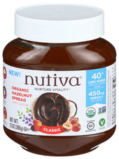 Nutiva Organic Classic Chocolate Hazelnut Spread, 13 Ounce -- 6 per case