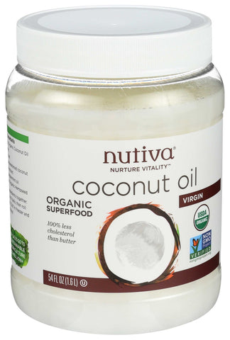 Nutiva Organic Extra Virgin Coconut Oil, 54 Ounce.