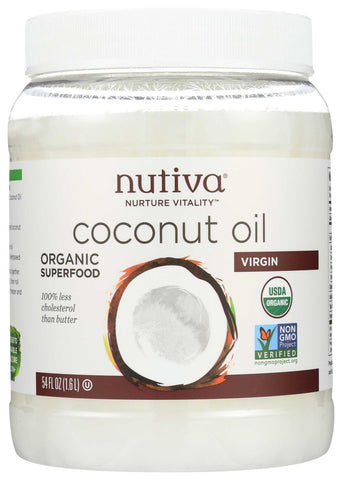 Nutiva Organic Extra Virgin Coconut Oil, 54 Ounce.