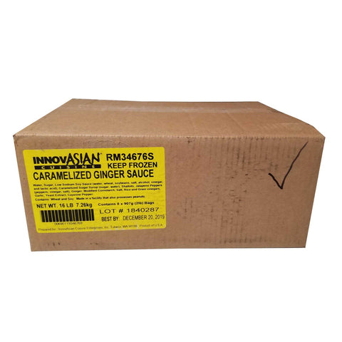 Innovasian Cuisine Caramelized Ginger Sauce, 16 Pound.