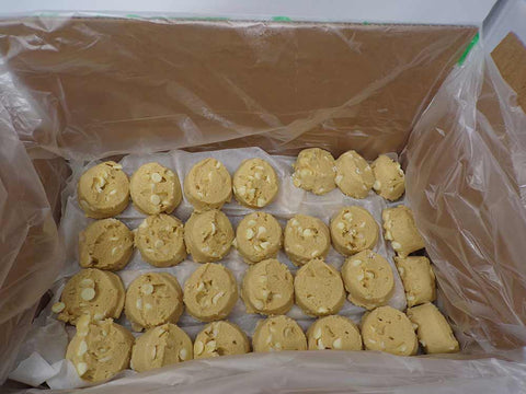 Aphrodite Divine Confections Macadamia Nut White Chocolate Cookie Dough, 2 Ounce -- 84 per case