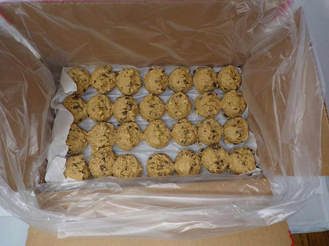 Aphrodite Divine Confections Oatmeal Raisin Cookie Dough Puck, 2 Ounce -- 84 per case