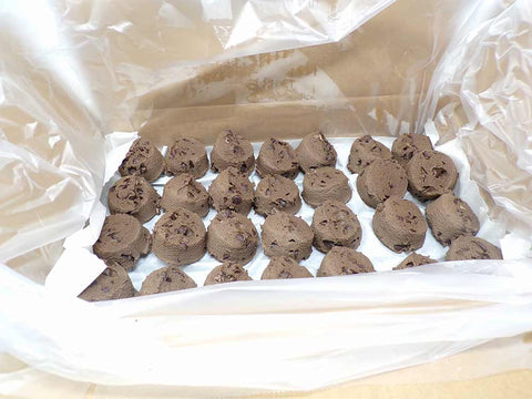 Aphrodite Divine Confections Double Chocolate Chip Cookie Dough Puck, 2 Ounce -- 84 per case