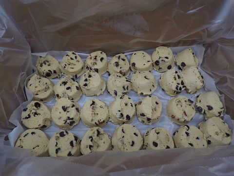 Aphrodite Divine Confections Chocolate Chip Pecan Cookie Dough Puck, 2 Ounce -- 84 per case