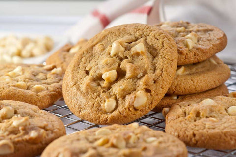 Aphrodite Divine Confections Macadamia White Chocolate Cookie Dough Puck, 2.5 Ounce -- 3600 per case