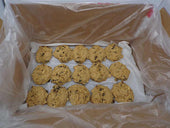 Aphrodite Divine Confections Oatmeal Raisin Cookie Dough Puck, 2.5 Ounce -- 60 per case