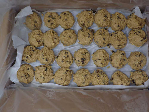 Aphrodite Divine Confections Oatmeal Raisin Cookie Dough Puck, 1.4 Ounce -- 112 per case