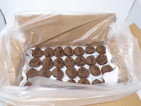 Aphrodite Divine Confections Double Chocolate Chip Cookie Dough Puck, 1.4 Ounce -- 112 per case