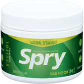 Spry Spearmint Chewing Gum - 100 per pack.