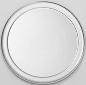 American Metalcraft 18 Gauge Aluminum Solid Wide Rim Pizza Pan, 17 inch