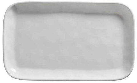 American Metalcraft Crave Collection Cloud Melamine Rectangular Platter, 12 inch Length x 7-1/8 inch Width x 1 inch Height