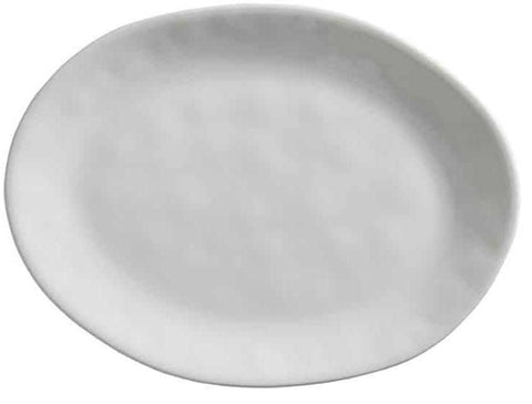 American Metalcraft Crave Collection Cloud Oval Melamine Serving Platter, 12 inch Length x 9 inch Width x 7/8 inch Height