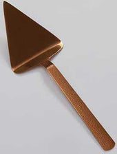 American Metalcraft Vintage Bronze Hammered Pie Server, 12 1/4 inch Length