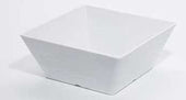 American Metalcraft Faux Slate Collection White Melamine Square Serving Bowl, 125 Ounce