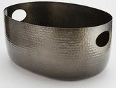 American Metalcraft Black Hammered Aluminum Beverage Tub, 16 1/4 Quart
