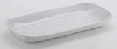 American Metalcraft Crave Collection Cloud Rectangular Melamine Serving Platter, 14 1/4 inch Length x 7 3/8 inch Width x 1 3/8 inch Height