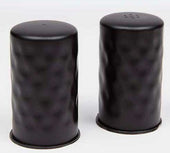 American Metalcraft Black Hammered Salt and Pepper Shaker Set, 2 Ounce -- 1 set