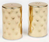 American Metalcraft Gold Hammered Salt and Pepper Shaker Set, 2 Ounce -- 1 set