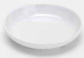 American Metalcraft White Melamine Shallow Round Bowl, 8 Ounce