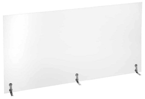 American Metalcraft Acrylic Booth Guard, 46 inch Width x 24 inch Height