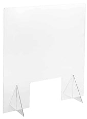 American Metalcraft Acrylic Self Standing Guard with Window, 30 inch Width x 32 inch Height