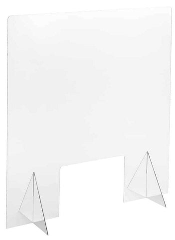 American Metalcraft Acrylic Self Standing Guard with Window, 30 inch Width x 32 inch Height